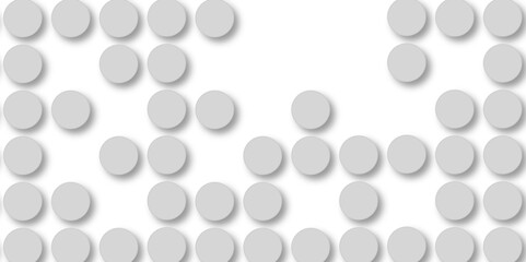 Grey tiles wall. round marble textures, ball tiles. Top view pavement circle block gray texture with seamless patterns floor background. Air Bubble wrap texture background. Textured Background.