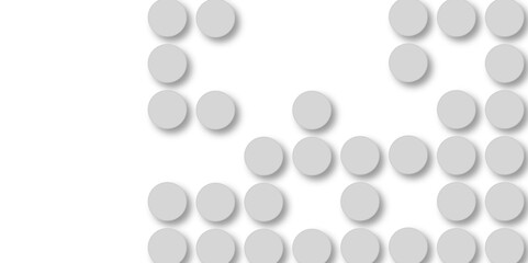 Grey tiles wall. round marble textures, ball tiles. Top view pavement circle block gray texture with seamless patterns floor background. Air Bubble wrap texture background. Textured Background.