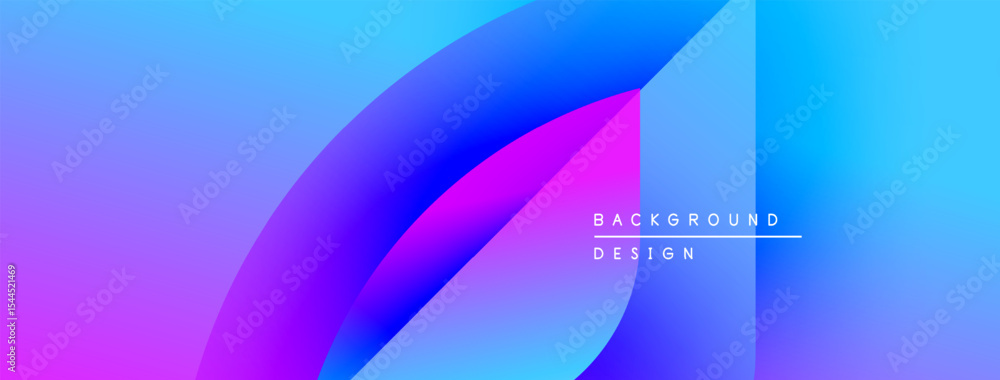 Poster abstract gradient background. blue, purple hues blend smoothly. modern design element for digital pr