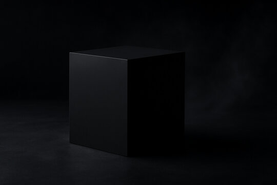 Black cube representing secure digital infrastructure