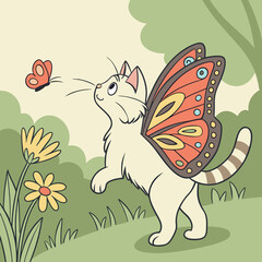 butterfly and flower