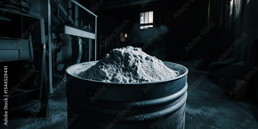 Poster uranium powder stored in a secure facility generative ai