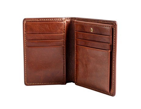Stylish leather wallet for card storage.