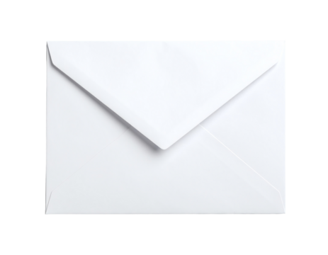A simple white envelope for correspondence. - Powered by Adobe