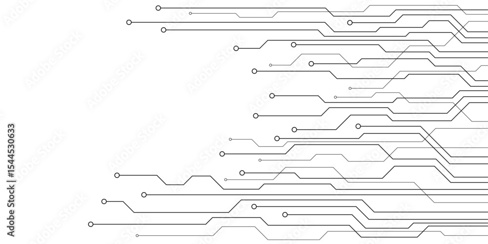 Poster technology background with hi-tech digital data