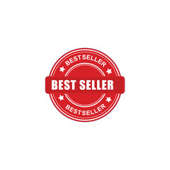 Obraz premium Best seller sticker label best seller stamp best seller sticker isolated on white background . 