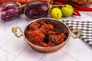 Indian cuisine spicy Chicken 65