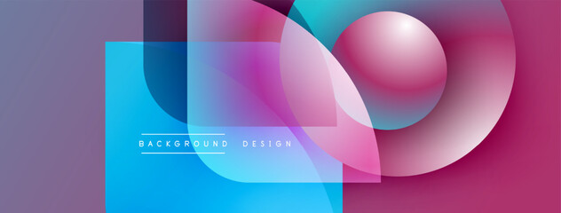 Abstract fluid shapes, vibrant colors blend. Modern design, smooth gradients create dynamic composition. Background features overlapping elements.