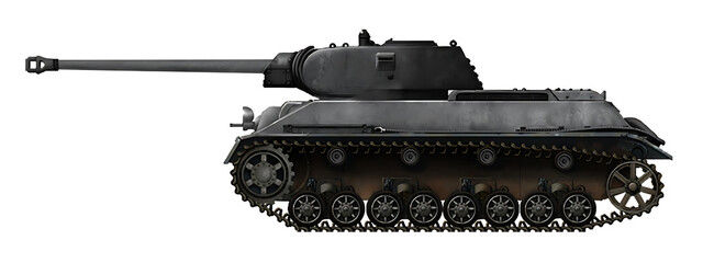 Panzer T34 (Alternative tank with hull and turret from T-34, chassis from Panzer IV, 7.5cm gun) © Tikros