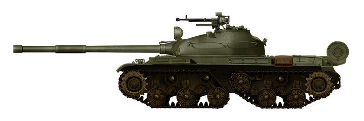 T-62T4 (Alternative T-62 tank, based on a chassis with tandem tracks) © Tikros