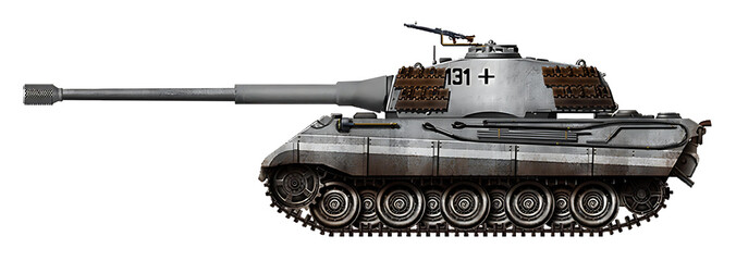 Tiger III (E-75) (Heavy tank project using a 12.8cm gun) © Tikros