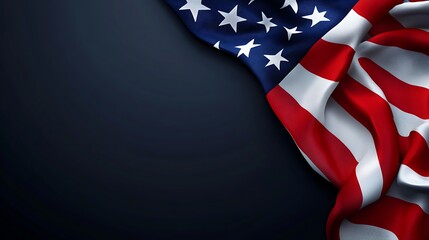 Memorial Day Banner. Remember and Honor. United States Flag. Logo Concept Design.