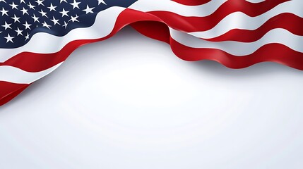 Naklejka premium Memorial Day Banner. Remember and Honor. United States Flag. Logo Concept Design.