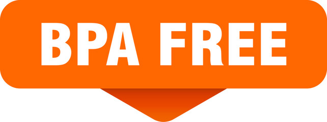 bpa free sticker. bpa free sign on transparent background