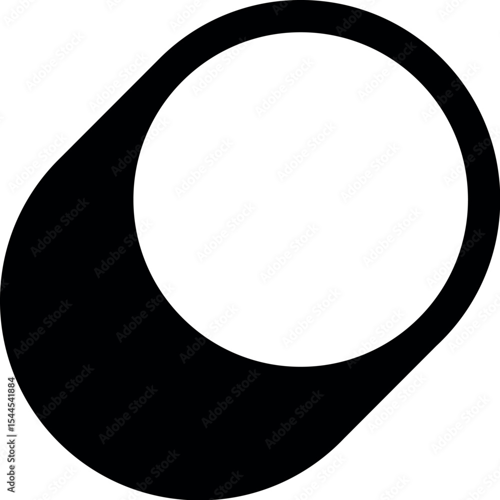 Poster illustration of abstract black and white graphic design element vector illustration for creative pro