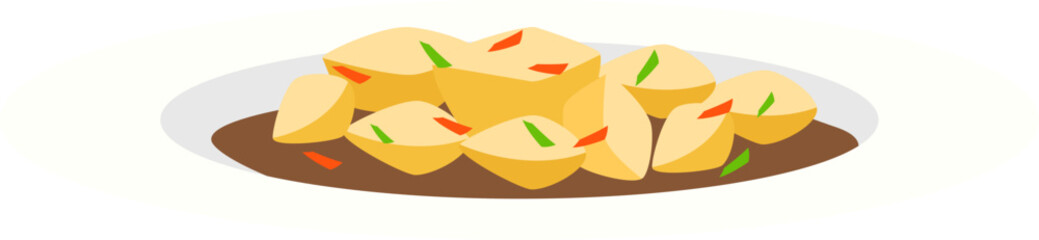 Indonesian Food Illustration