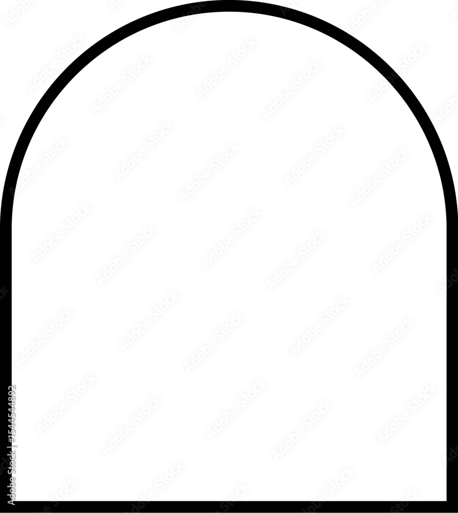 Poster illustration of explore the simple rounded rectangle shape vector graphic for design projects and cr