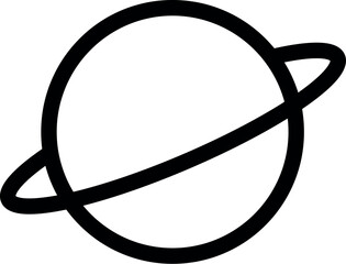 Illustration of planet with ring vector illustration for astronomy space science and education graphic design 100 vector © Frenzy Studio