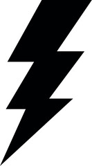 Illustration of download high resolution black lightning bolt vector image for graphic design and creative projects free use vector
