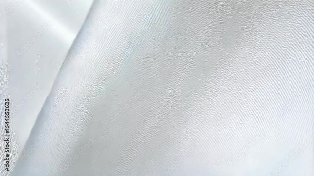 Aufkleber elegant smooth white fabric folds creating soft curves and flowing shapes, showing texture and luxur