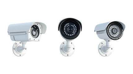 Pack Collection TopRated Security Cameras Enhance Home  Business Surveillance set against transparent background