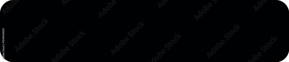 Poster illustration of black rounded rectangle vector graphic for subtraction symbol design and minimalist 