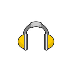 headphone illustration icon