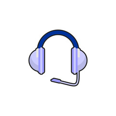 headphone illustration icon