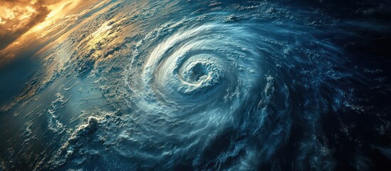 Hurricane Aerial View