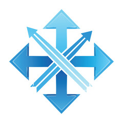 Fototapeta premium Basic Arrow Pointer Set 