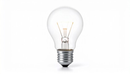 light bulb isolated on white