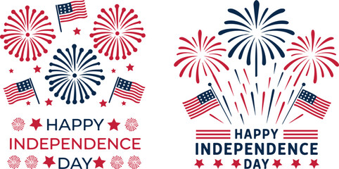 Happy American 4th of July Independence Day Typography t shirt design, United States July holiday celebration. Vector illustration.