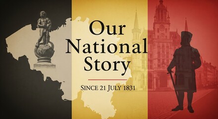 July 21 – Belgian National Day, Lettering