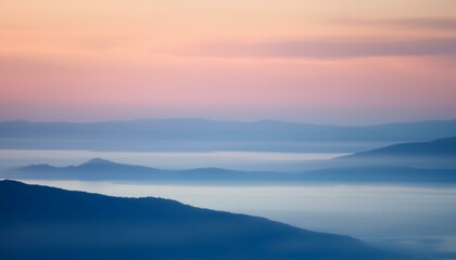 sunrise in mountains