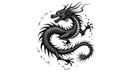 tribal dragon fly tattoo