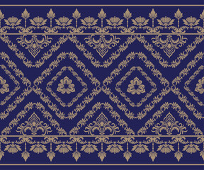 Classic Damask Seamless
Pattern - Vector Illustration for Elegant Textile
Design