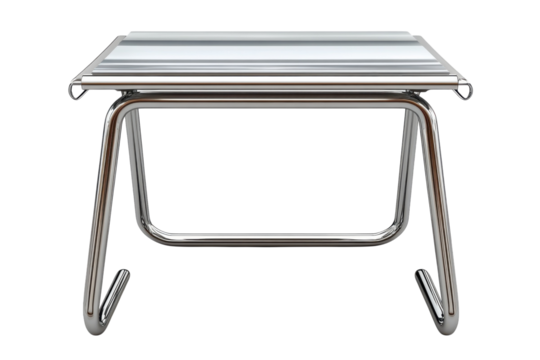 Sleek modern table a symbol of minimalist living with its clean lines adding a touch of class on transparent background