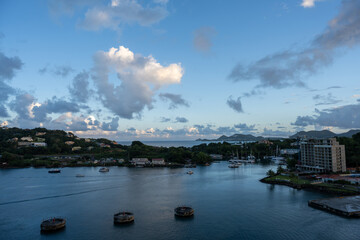 St.Lucia Küstenlinie