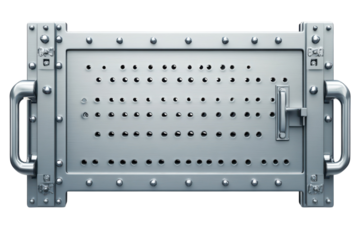 Inside the vault Peeking into the secure future a portal of endless possibilities where on transparent background