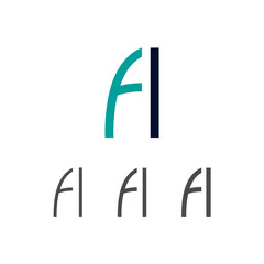 Art modern uppercase letter A made logo style, vector illustration 10 EPS