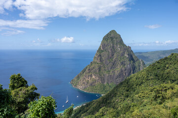 St.Lucia - Pitons - Wanderung - Tet Paul Nature Trail mit tollem Ausblick