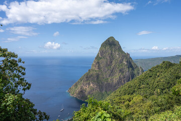 St.Lucia - Pitons - Wanderung - Tet Paul Nature Trail mit tollem Ausblick