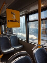 Fototapeta premium Public Transport Promotes Clean Air