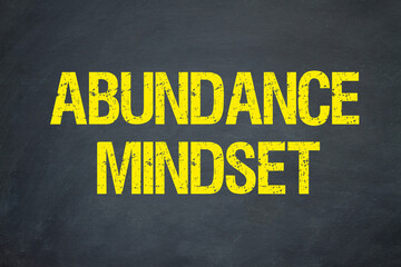 abundance mindset	
