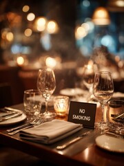 Stylish Interior with Smoke Free Regulations