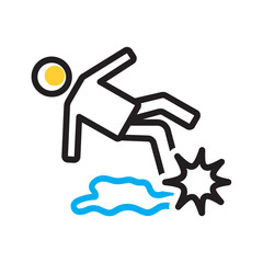 Vector multi color icon for Incident