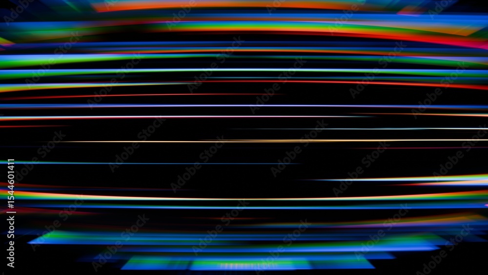 Aufkleber a black background with a colorful pattern