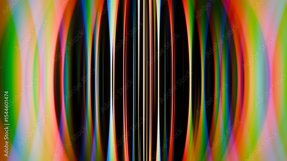 Poster a colorful abstract background with a black and white stripe