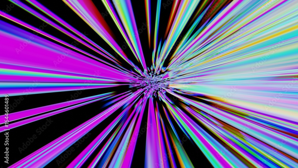 Poster a colorful background with a black background