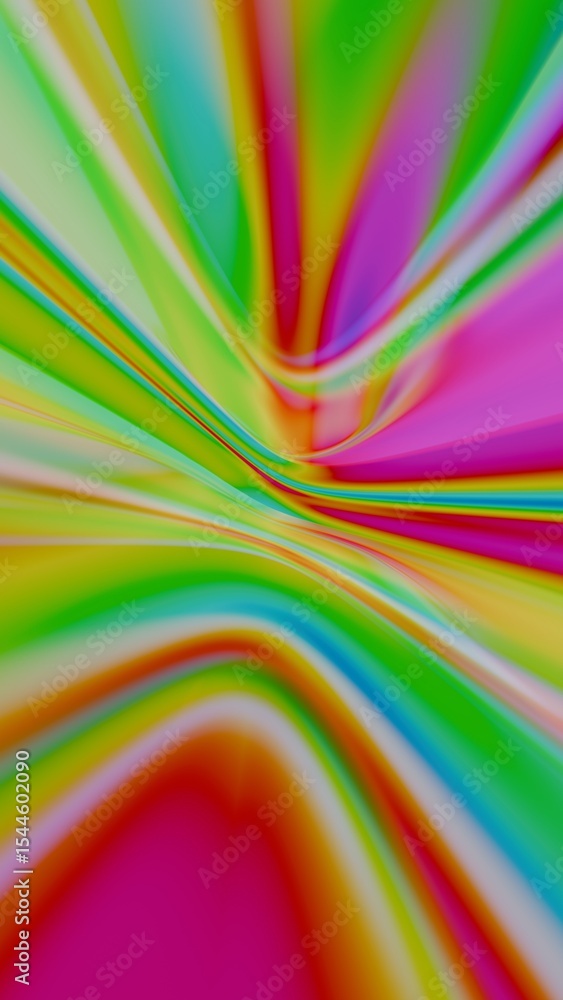 Poster a colorful background with a very distorted effect